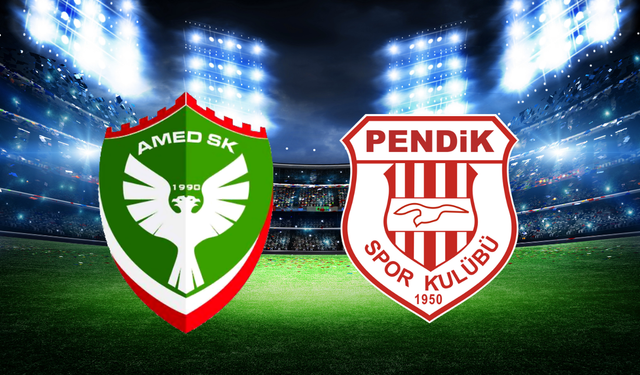 Amedspor - Pendikspor maçı ne zaman, saat kaçta ve hangi kanalda yayınlanacak?