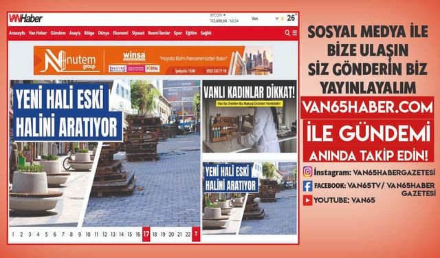 Van65Haber.com ile Gündemi Anında Takip Edin!