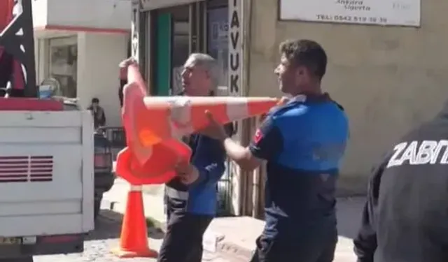Erciş’te Zabıta Ekiplerinden Kaldırım İşgallerine Sıkı Denetim