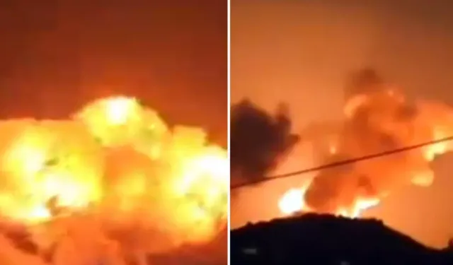 İsrail’den Lübnan’a Eş Zamanlı Hava Saldırısı