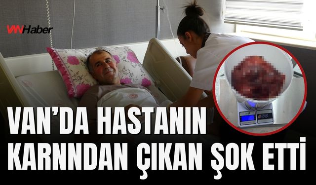 Van’da 4 Kiloluk Dev Kitle 10 Kişilik Ekiple Alındı