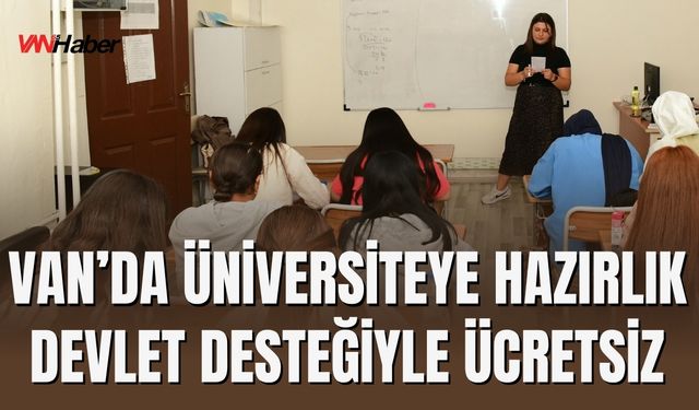 Çatak'ta DYK Kurslarına Yoğun İlgi: Üniversite Hazırlığında Devlet Desteği