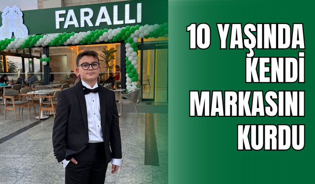 Minik Girişimci Aybarshan Erkoç,  Kendi Kahve Markasının Kurucusu Oldu