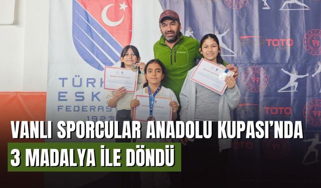Vanlı Sporcular Anadolu Kupası’nda 3 Madalya ile Döndü