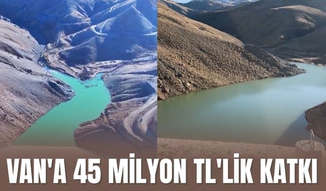 Van’da İki Dev Gölet Hizmete Alındı: 7 Bin Dekar Arazi Suya Kavuşacak