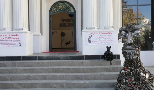 İpekyolu’nda “Demir, Ateş ve Yeniden Doğuş” Heykel Sergisi Açıldı!