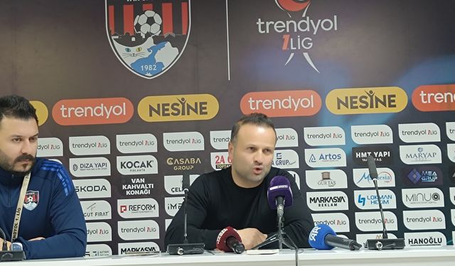 Vanspor Teknik Direktöründen Çarpıcı Açıklama