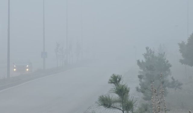 Elazığ’da Yoğun Sis Görüş Mesafesini 5 Metreye Kadar İndirdi