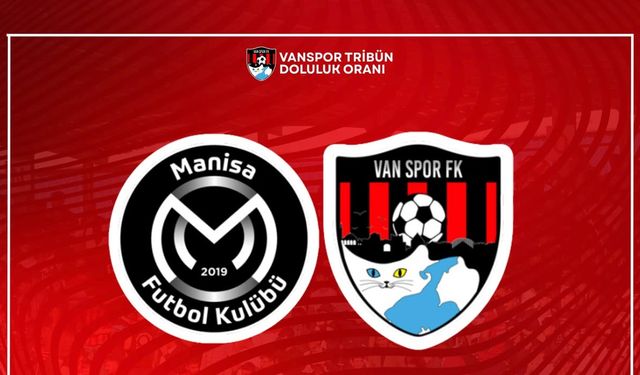 Vanspor- Manisaspor maçında satılan bilet sayısı belli oldu