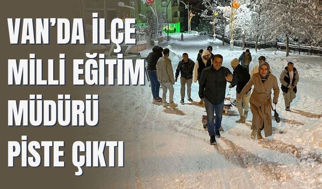 Van Çatak’ta Kar Tatili Eğlenceye Dönüştü