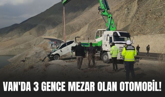 Zernek Barajı’na Uçan Otomobil 15 Metre Derinlikten Çıkarıldı