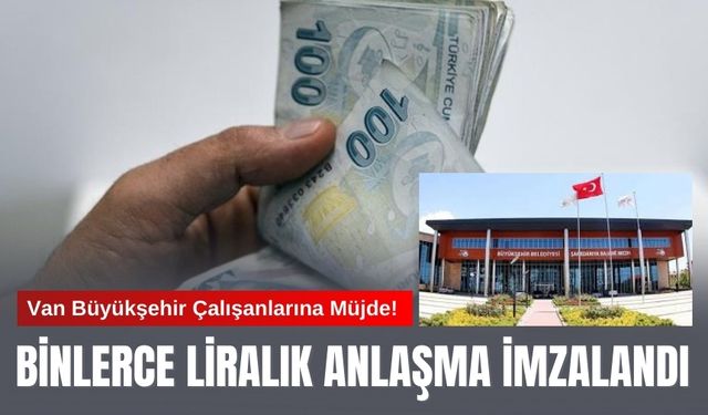 Van Büyükşehir’den 95 Bin TL’lik Promosyon Anlaşması