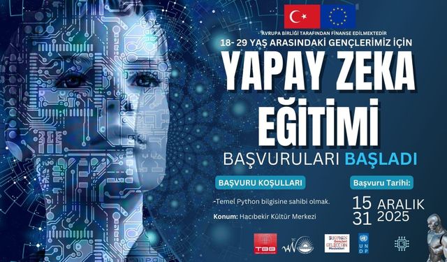 Van'da Gençlere Yapay Zekâ Eğitimi Verilecek!