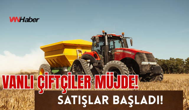 Van’da TMO'da Satışlar Başladı: Başvuru Takvimi Açıklandı