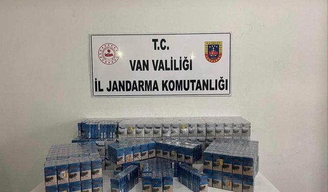 Van’da Jandarmadan Kaçak Sigara Operasyonu
