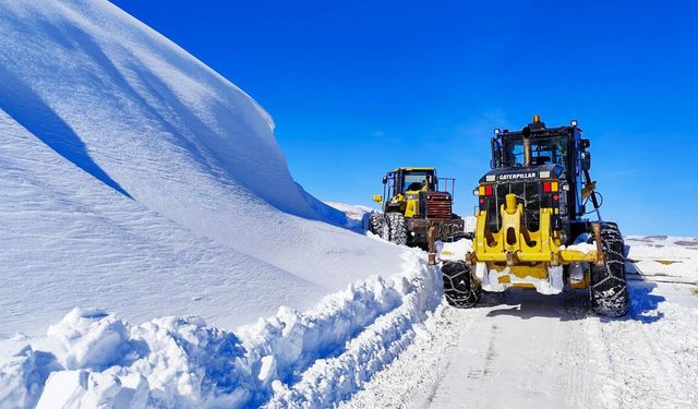 Van’da 625 Kapalı Yoldan 586’sı Ulaşıma Açıldı!