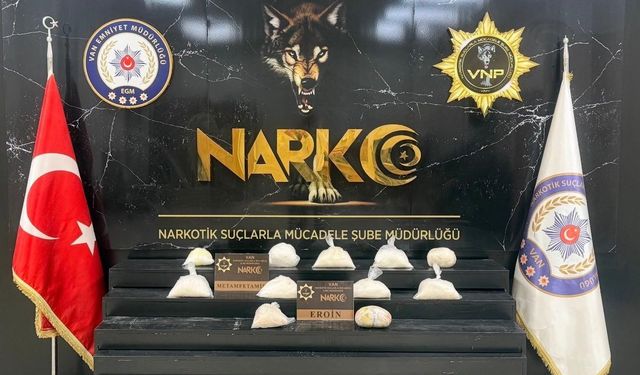 Van'da çok sayıda uyuşturucu madde ele geçirildi