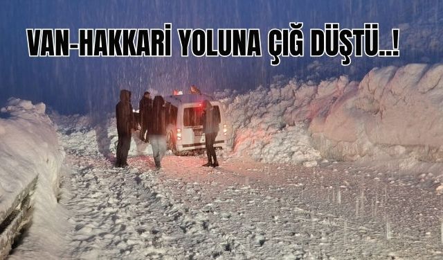 İki Çığ Arasında Kalan 5 Araç Kurtarıldı