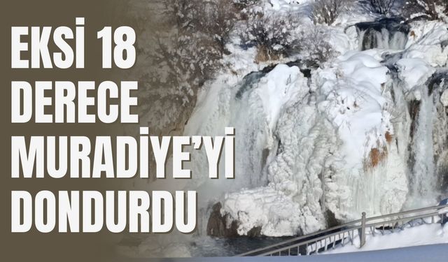 Eksi 18 Derece Muradiye’yi Dondurdu