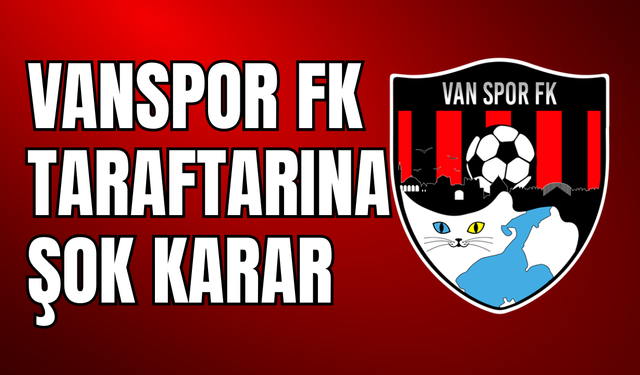 Vanspor Taraftarına Deplasman Şoku! PFDK’dan Bloke ve Yasak Kararı