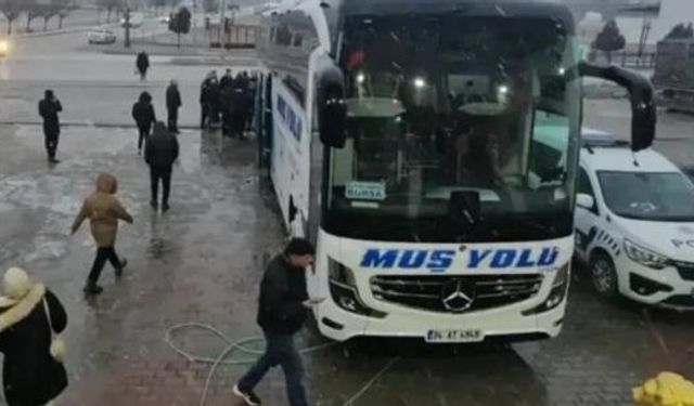Muş’tan Bursa’ya Giden Otobüse Saldırı!