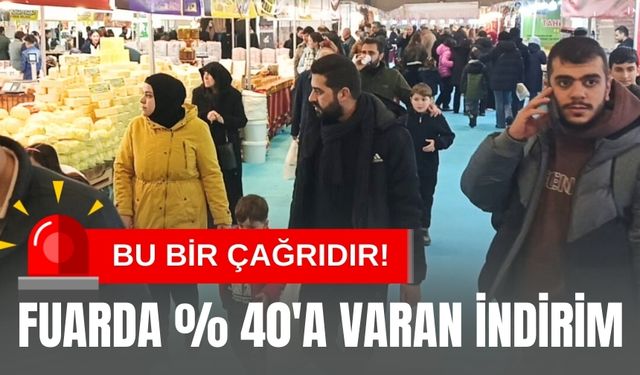 Bu Bir Çağrıdır: Van’da Fuarda Yüzde 40’a Varan İndirim Var