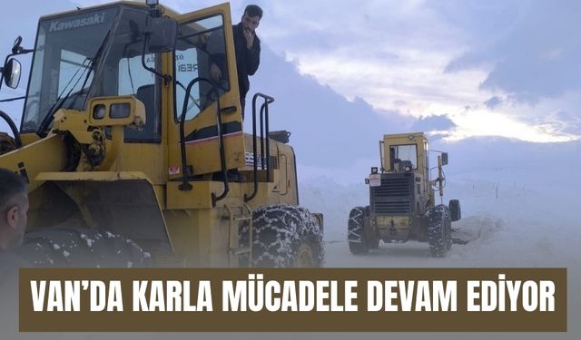 Van Başkale’de Kar Yağışı