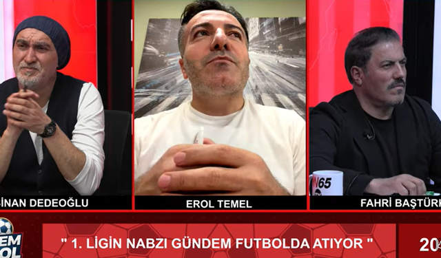 Erol Temel’den Amedspor Maçı Sonrası Canlı Yayında Olay Açıklamalar!