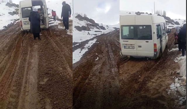 Van’ın Erciş İlçesinde Yol Çilesi: 4 Aydır Okula Gidemiyorlar