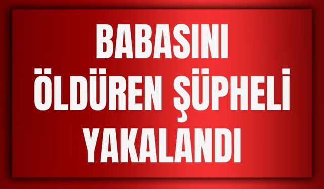 Babasını Öldüren Şüpheli Yakalandı