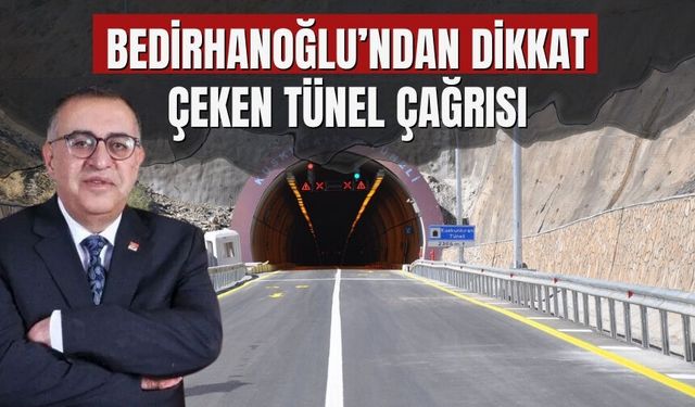Chp Van İl Başkanı Bedirhanoğlu'ndan 'Kuskunkıran Tüneli' Tepkisi