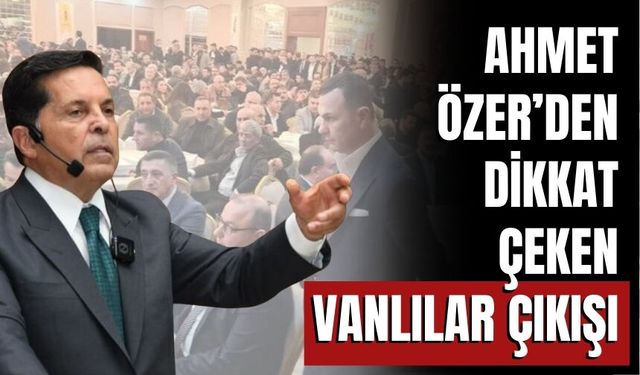 Esenyurt’taki “Büyük Vanlılar Buluşması” İftarına Ahmet Özer'den Tepki Geldi