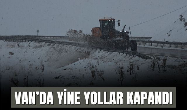 Van’da Kar ve Sis Etkili Oldu: 21 Yerleşim Yerinin Yolu Kapandı