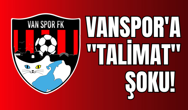 Vanspor'a "Talimat" Şoku! TFF Resmi Kararı Açıkladı, PFDK Yolu Göründü!