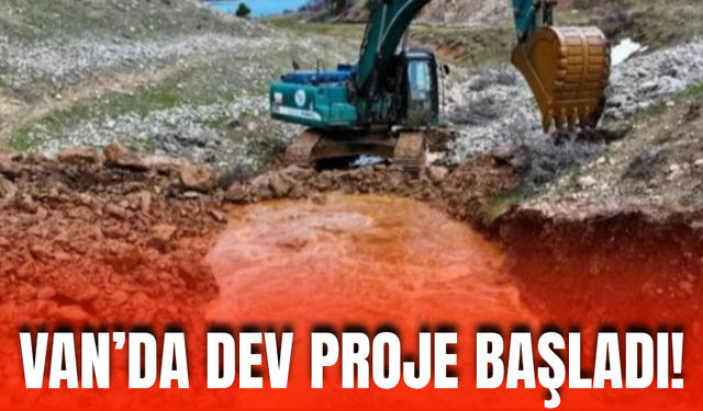 Van’ın İn Köyü İçin Taşkın Tehdidine Karşı Dev Proje Başladı!