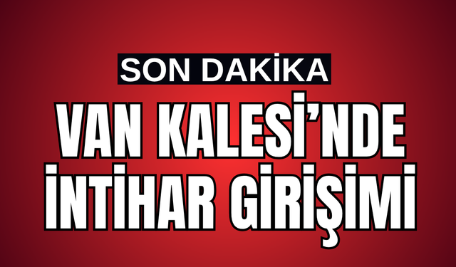 Van’da intihar girişimi!