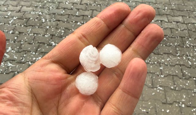 Tatvan’da Aniden Bastıran Dolu Hayatı Olumsuz Etkiledi