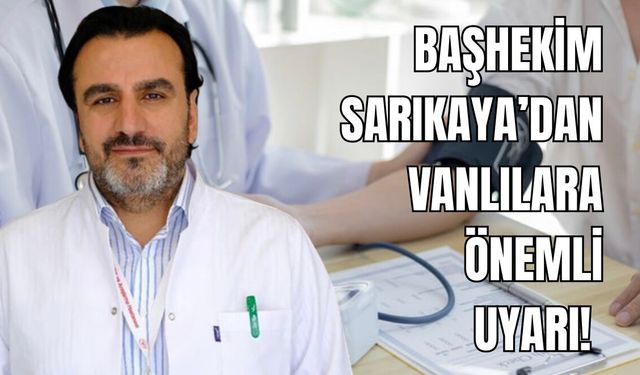 Doç. Dr. Remzi Sarıkaya’dan Hipertansiyon Uyarısı