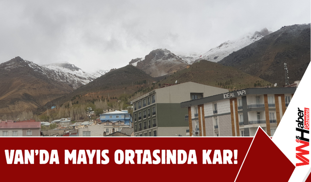 Van’da Mayıs Ortasında Kar!