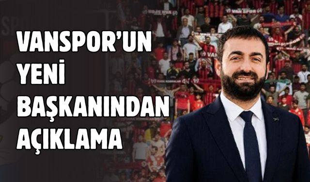 Vanspor’da Devir Teslim Sonrası İlk Mesaj: Birlik ve Beraberlik İçinde Çalışacağız!