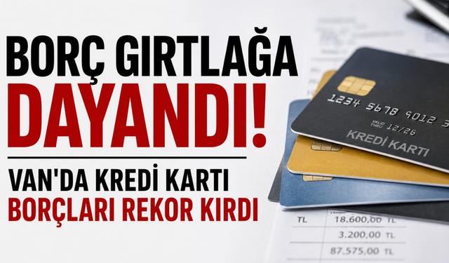 Borç Gırtlağa Dayandı! Van'da Kredi Kartı Borçları Rekor Kırdı