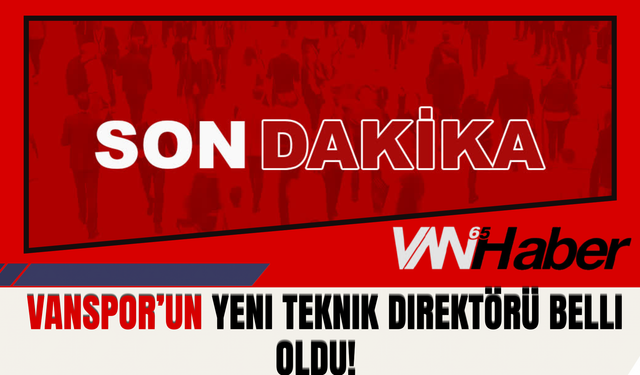 Vanspor’un Yeni Teknik Direktörü Murat Yıldırım  Oldu!