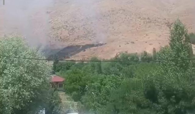 Dağlık Alanda Büyük Yangın! Arı Kovanları Kül Oldu