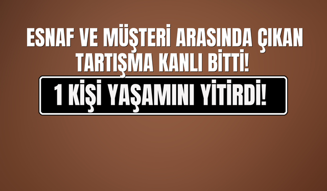 Diyarbakır'da Tartışma Kanlı Bitti: 1 Kişi Hayatını Kaybetti