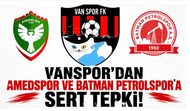 Vanspor'dan Amedspor ve Batman Petrolspor'a Sert Tepki: Zor Günde Kapılar Kapandı!
