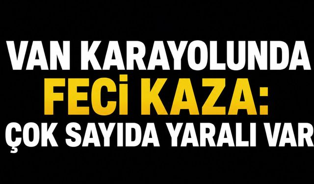 Van- Hakkari Karayolunda Feci Kaza: 2'si Ağır 7 Yaralı