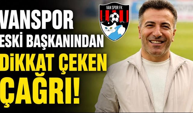 Erol Temel'den Birlik Çağrısı: Van Spor Hepimizin!