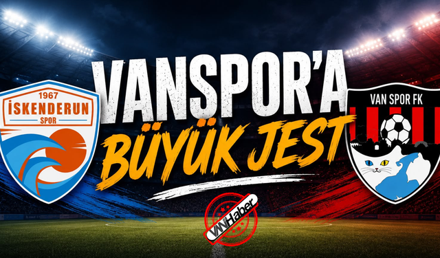 İskenderunspor'dan Vanspor'a Destek!