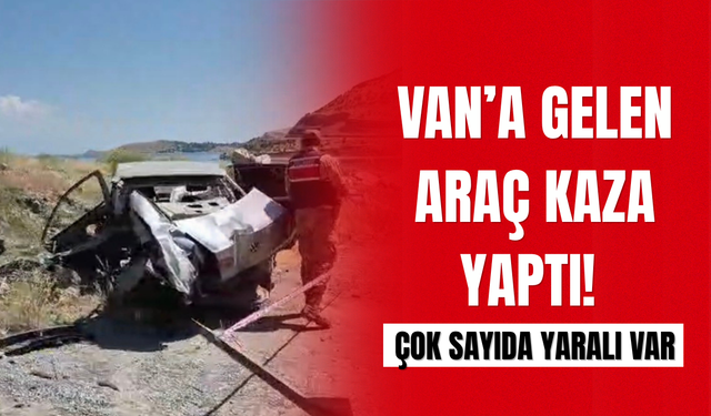 Van İstikametine Giden Araç Kaza Yaptı! 5 Yaralı