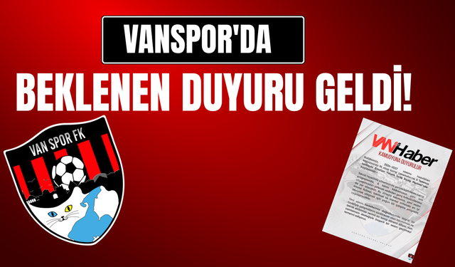 Vanspor'da Yeni Sezon Mesaisi Başlıyor! Tarih Verildi...